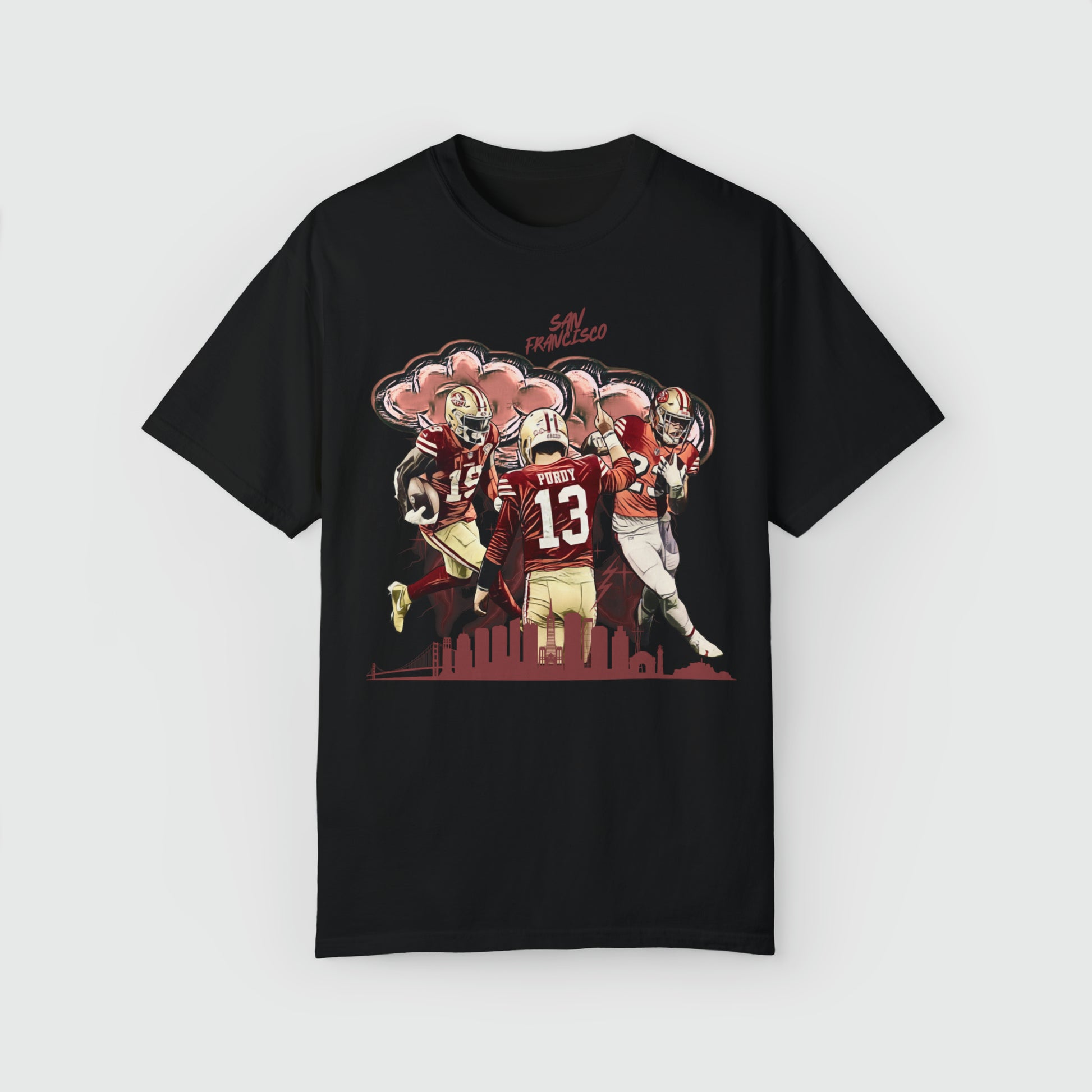 San Francisco 49ers City Tee Product Pic Front Black