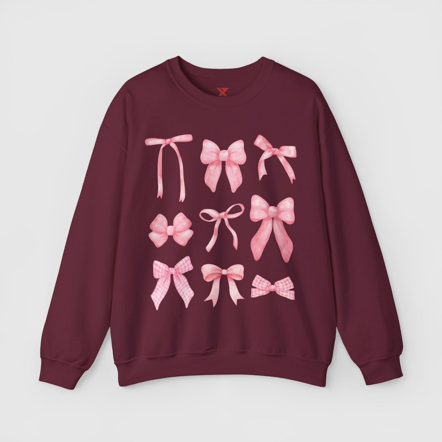 Coquette Pink Bows Crewneck