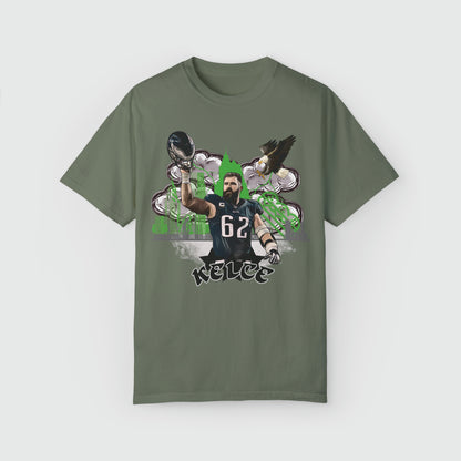 Jason Kelce City Tee Product Pic Front Moss