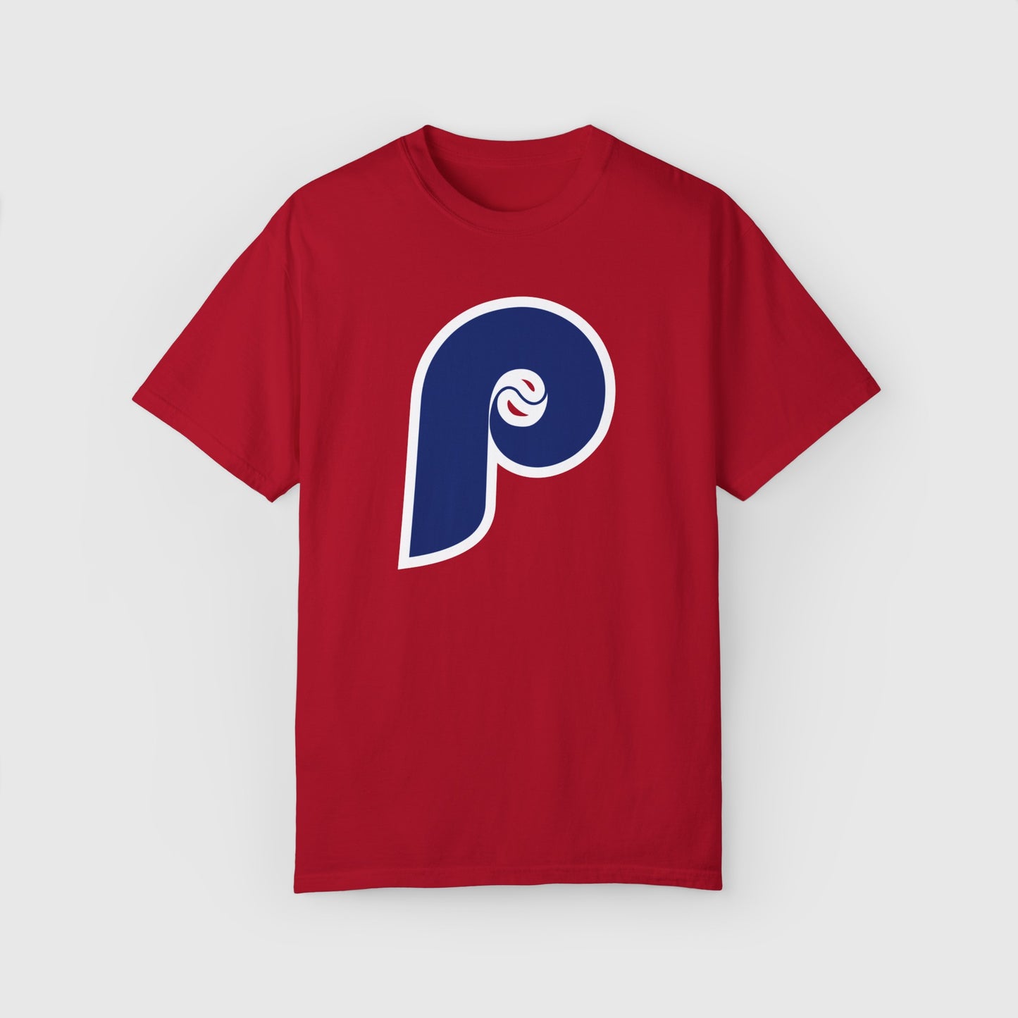 Phillies Classic Logo Tee Product Pic Front Red