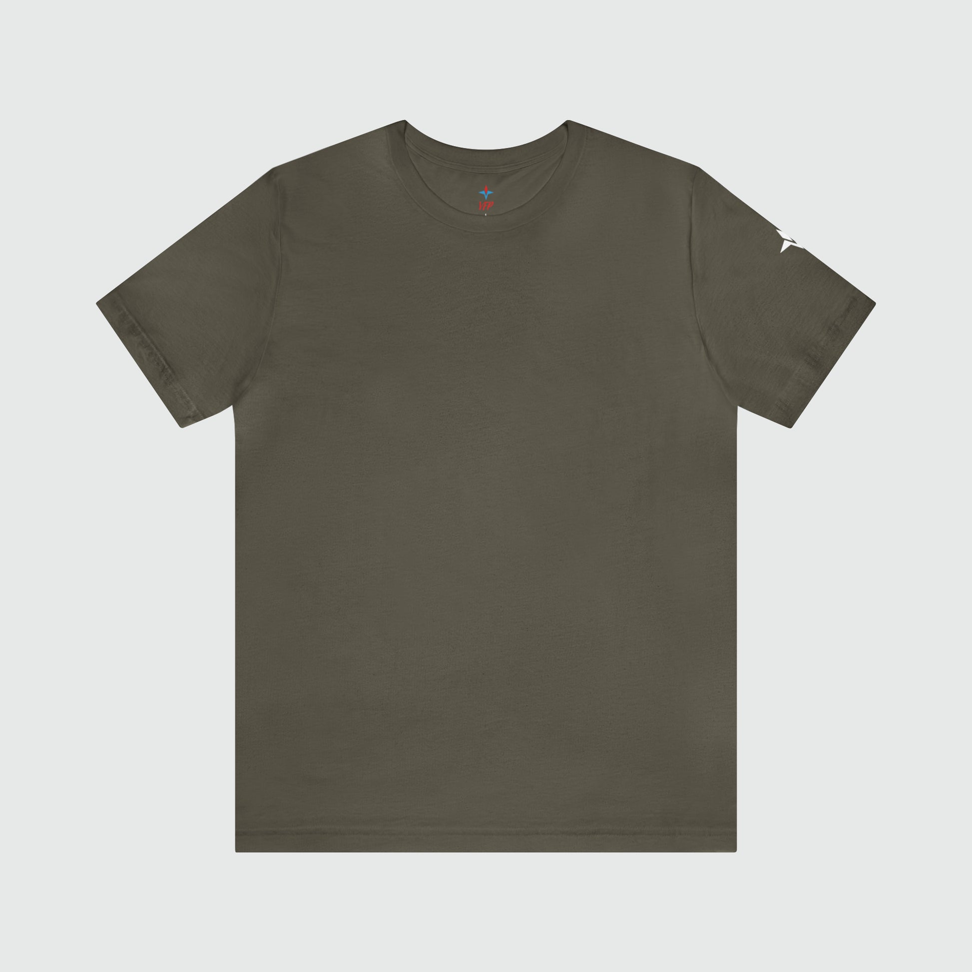 Enhance Men's Training Tee Product Pic Front Army