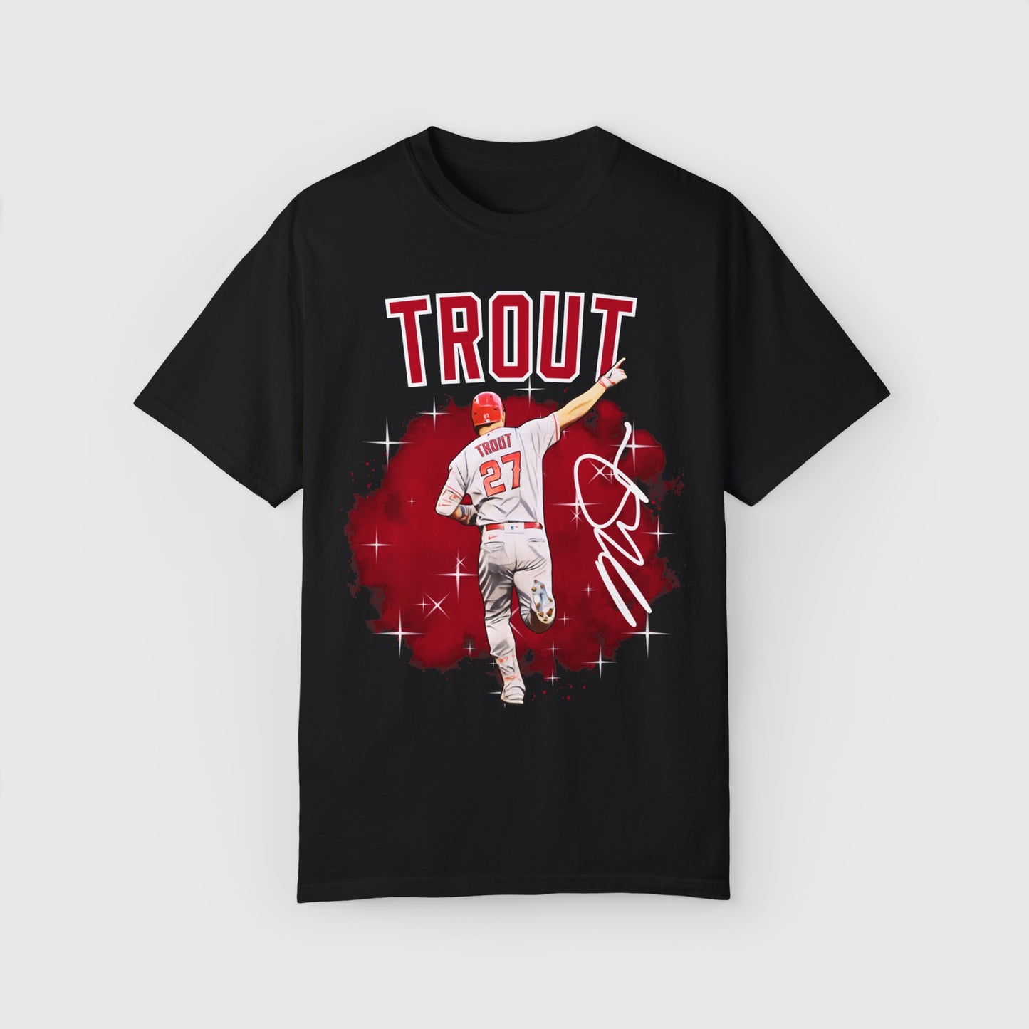 Mike Trout Signature Ink Art Tee