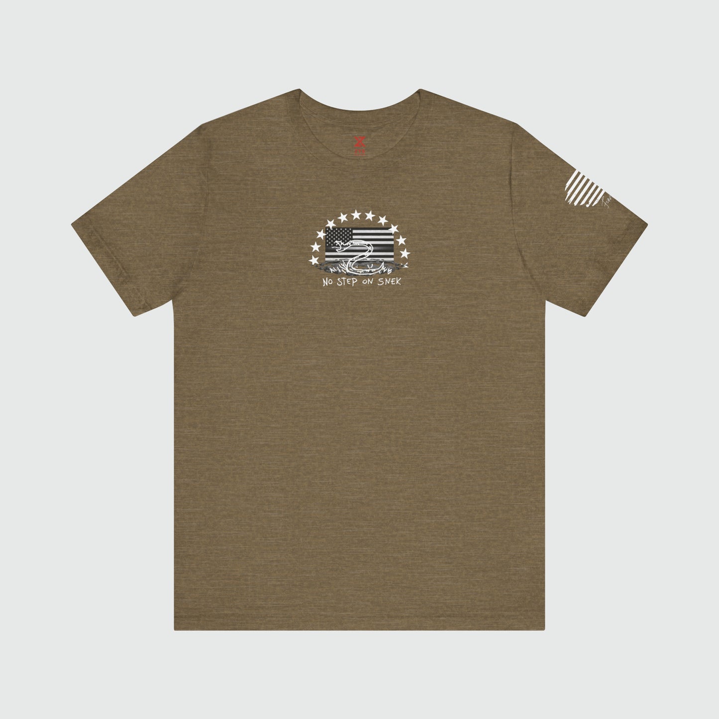 No Step On Snek Tee 2.0 Product Pic Front Heather Olive