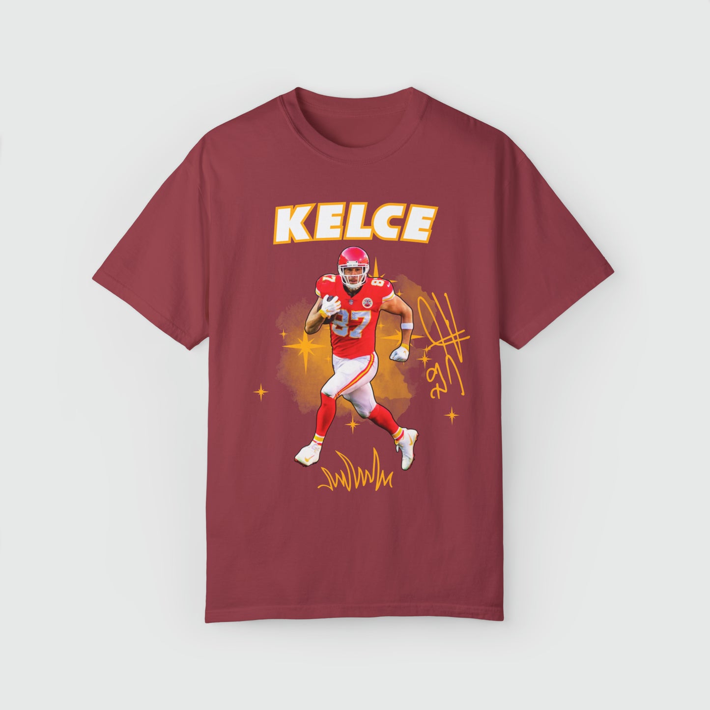 Travis Kelce Signature Tee Product Pic Front Chili