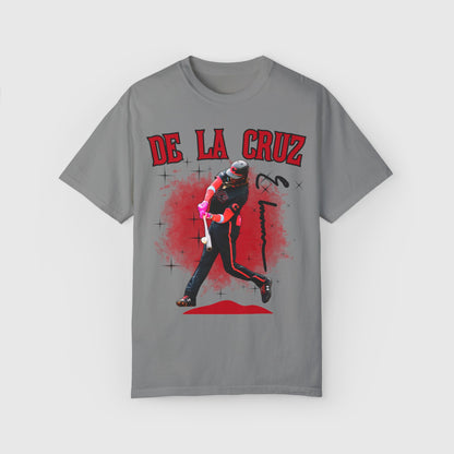 Elly De La Cruz Signature Tee Cincinnati Reds Product Pic Front Granite