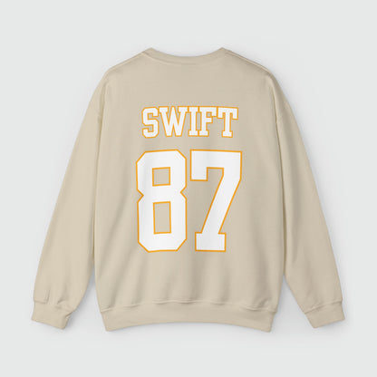 Taylor Swift Chiefs Crewneck Back Sand