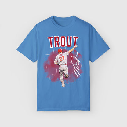 Mike Trout Signature Ink Art Tee