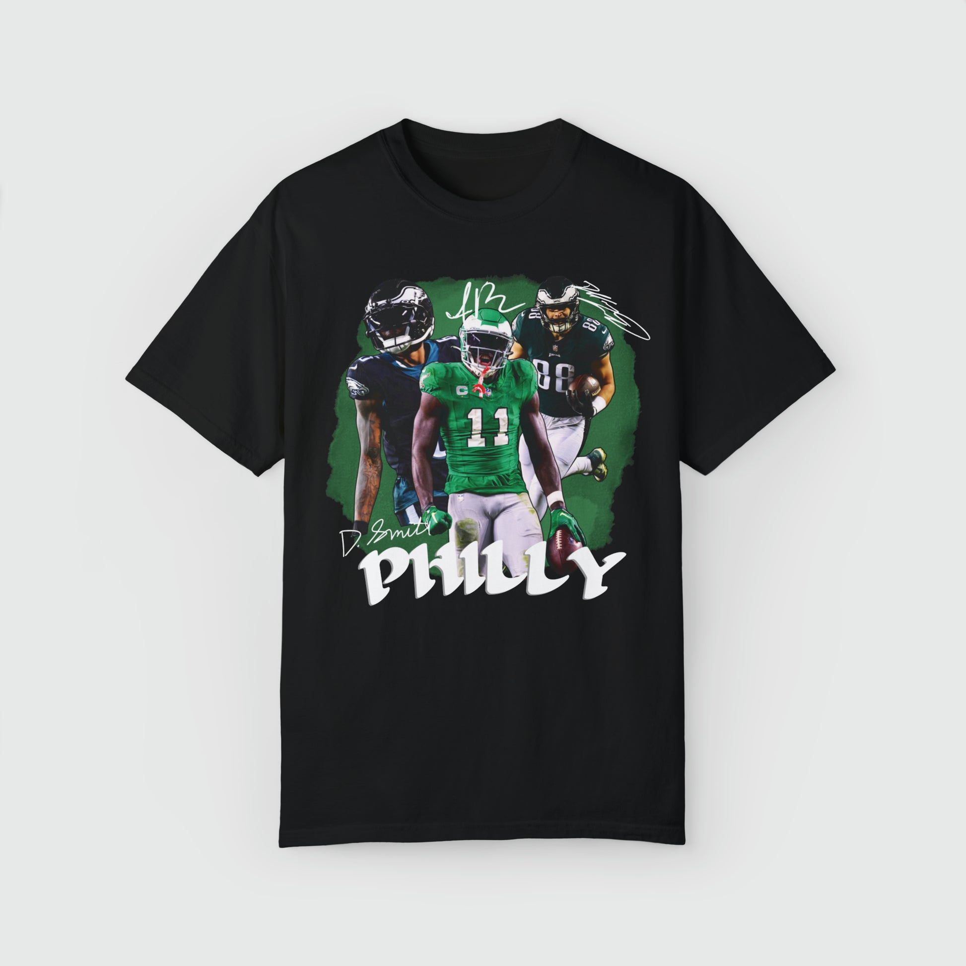 Eagles Receivers Trio Tee Product Pic Front Black