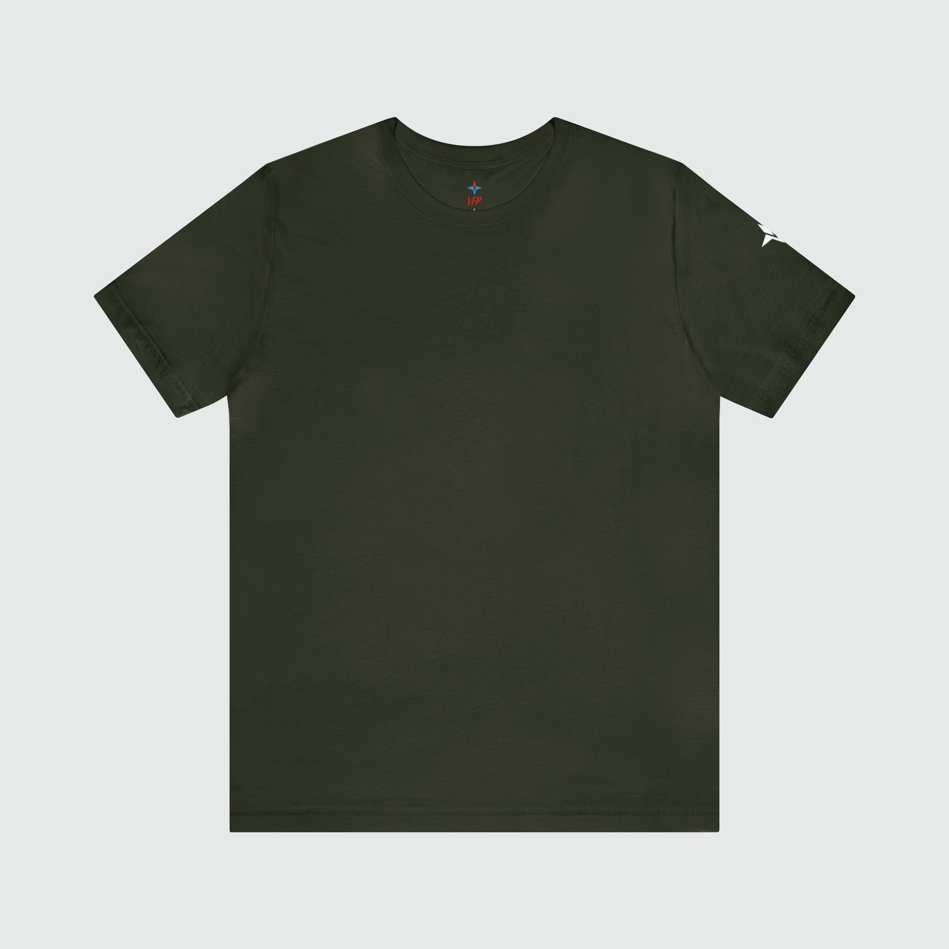 Enhance Men's Training Tee Product Pic Front Dark Olive