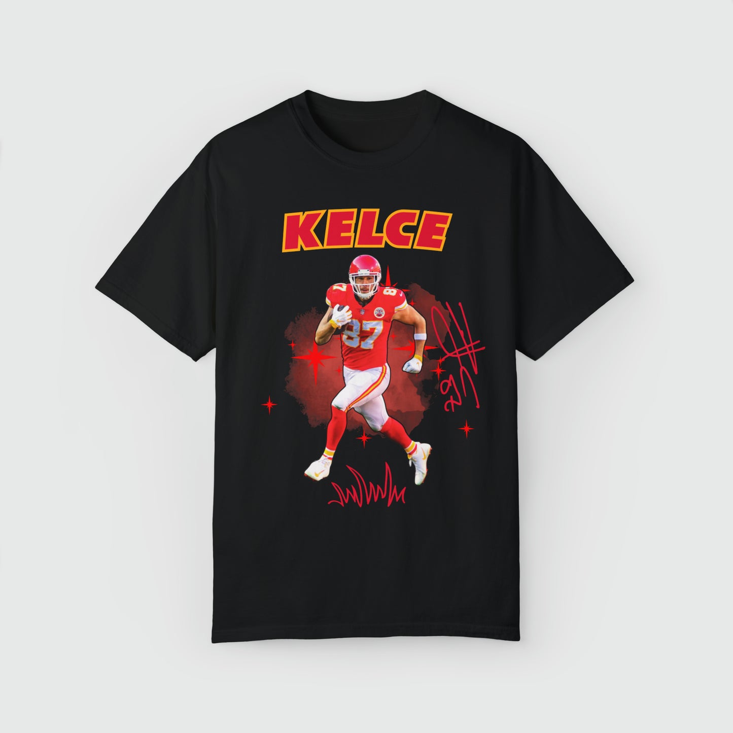 Travis Kelce Signature Tee Product Pic Front Black