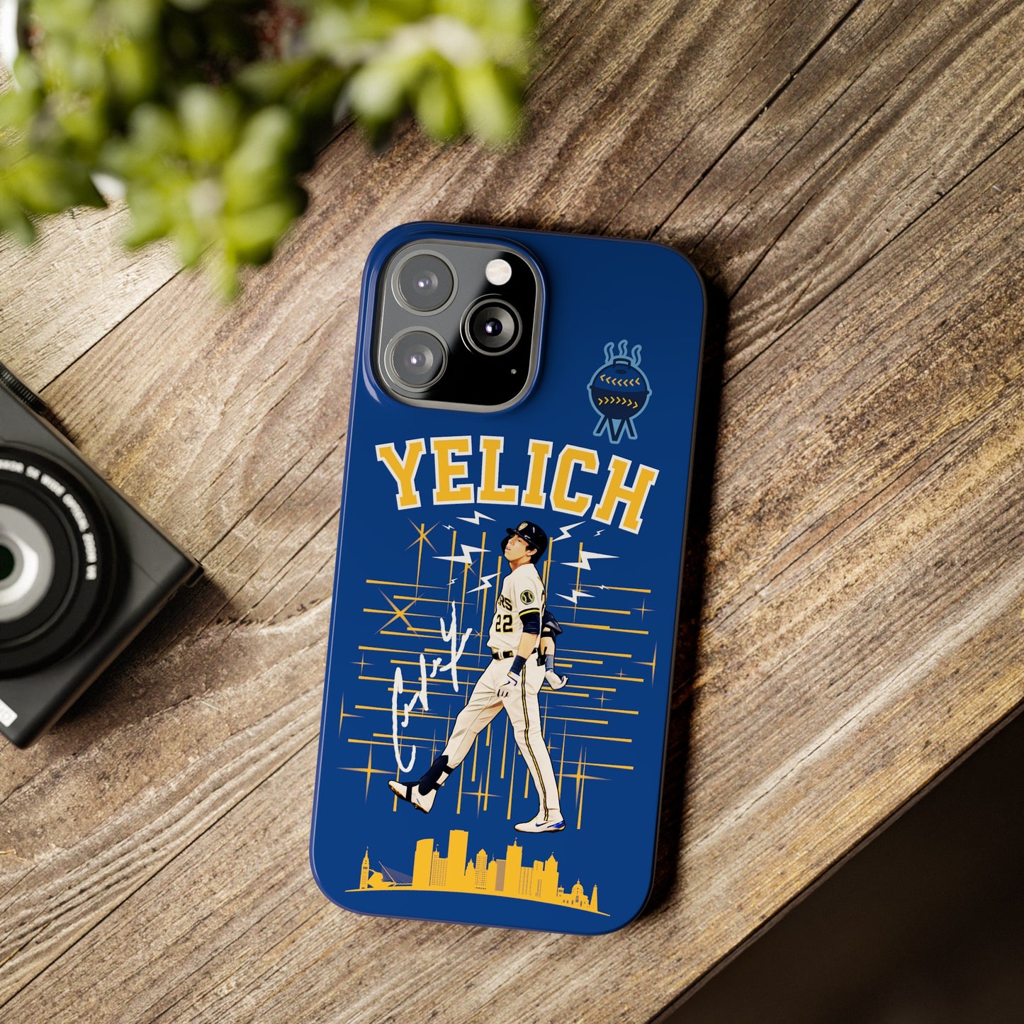 Christian Yelich Slim iPhone Case Product Pic 4