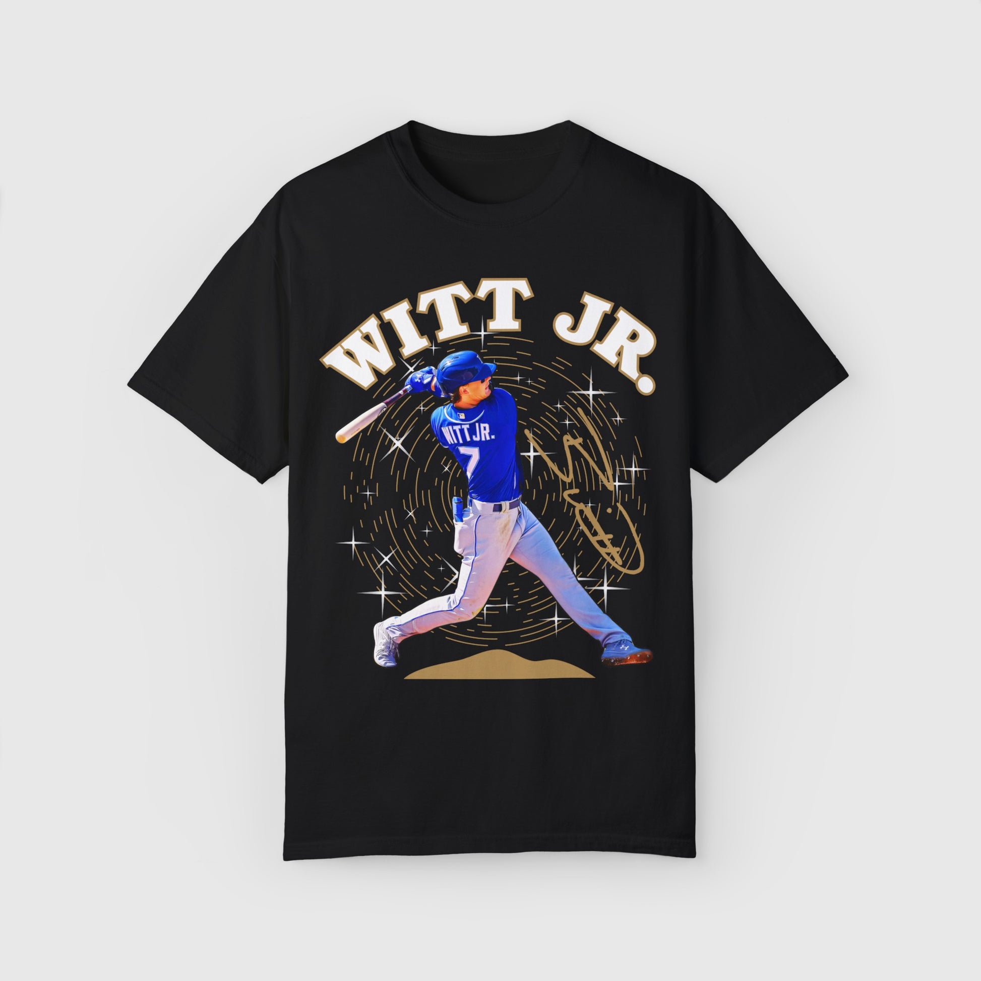 Bobby Witt Jr. Signature Tee Product Pic Front Black