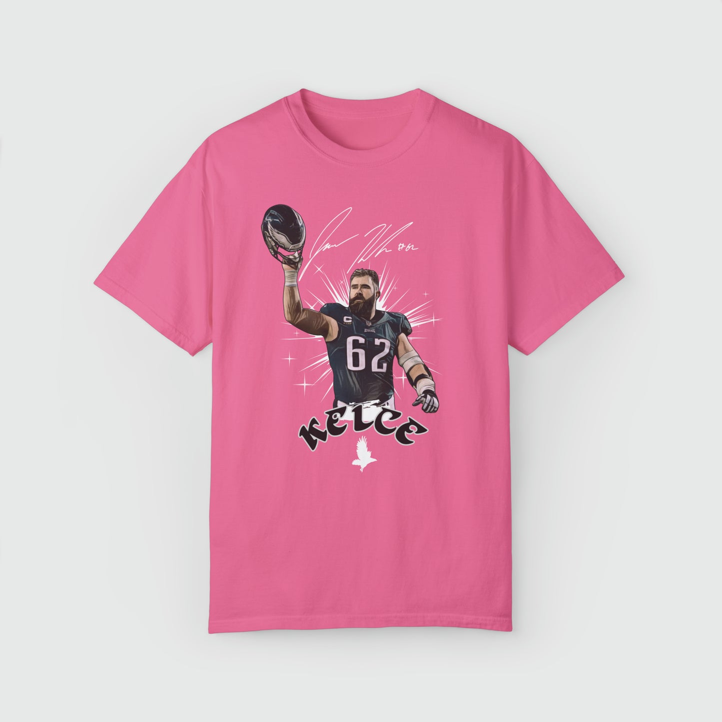 Jason Kelce Signature Ink Art Tee Product Pic Front Crunchberry