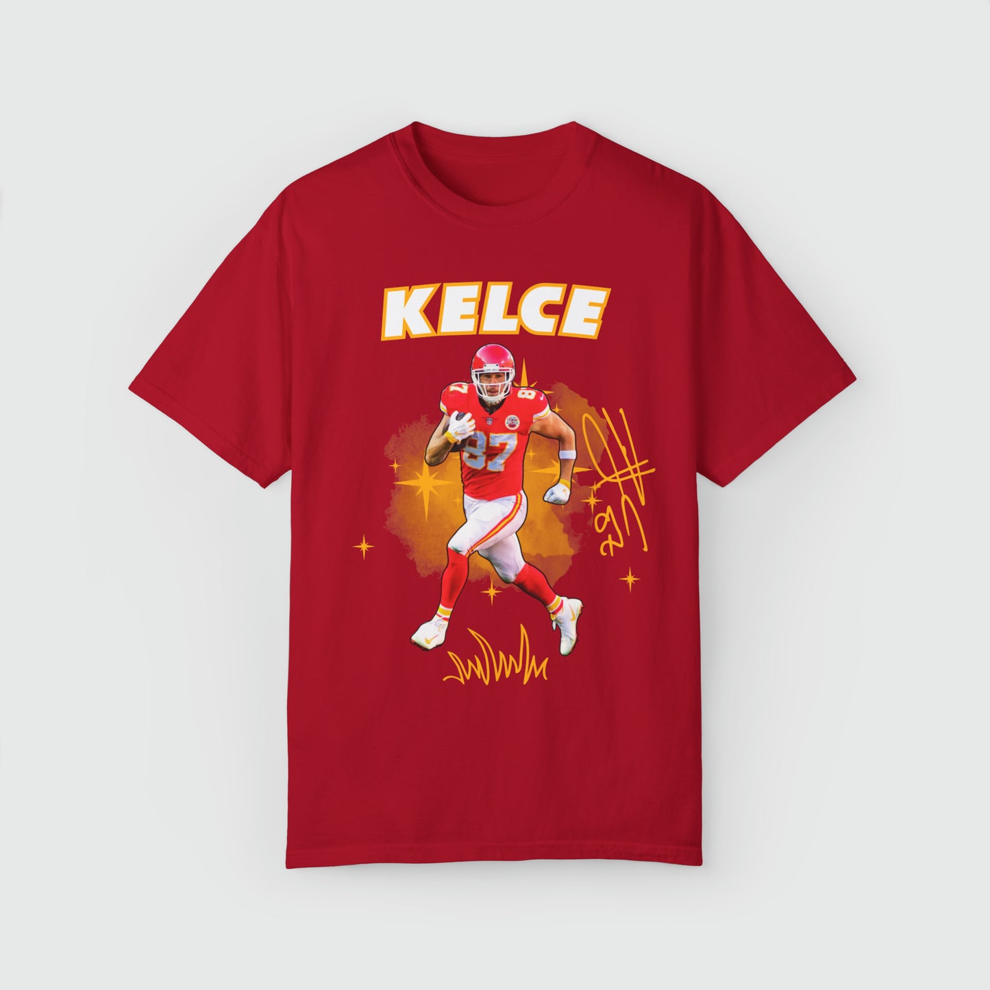 Travis Kelce Signature Tee Product Pic Front Red