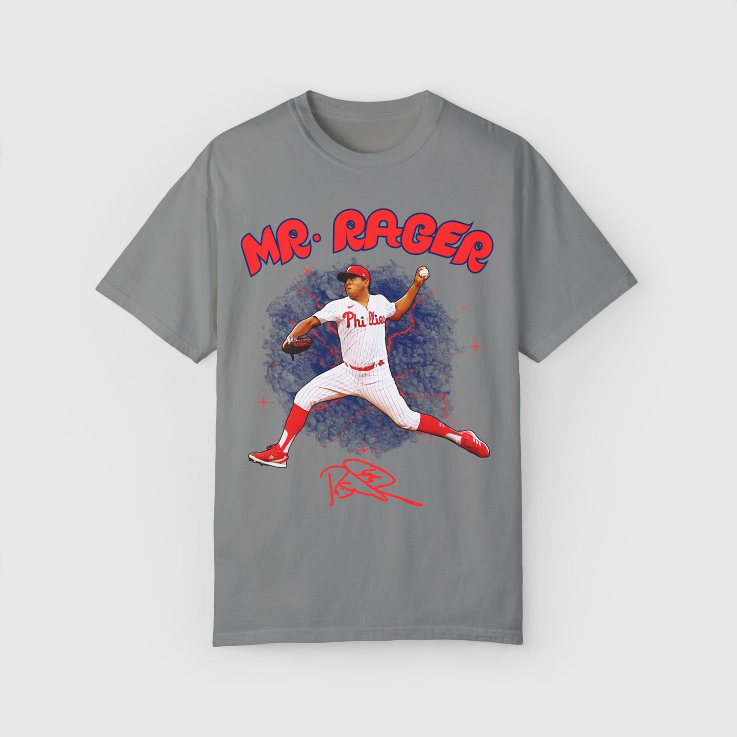 Ranger Suarez Mr. Rager Signature Tee Product Pic Front Granite