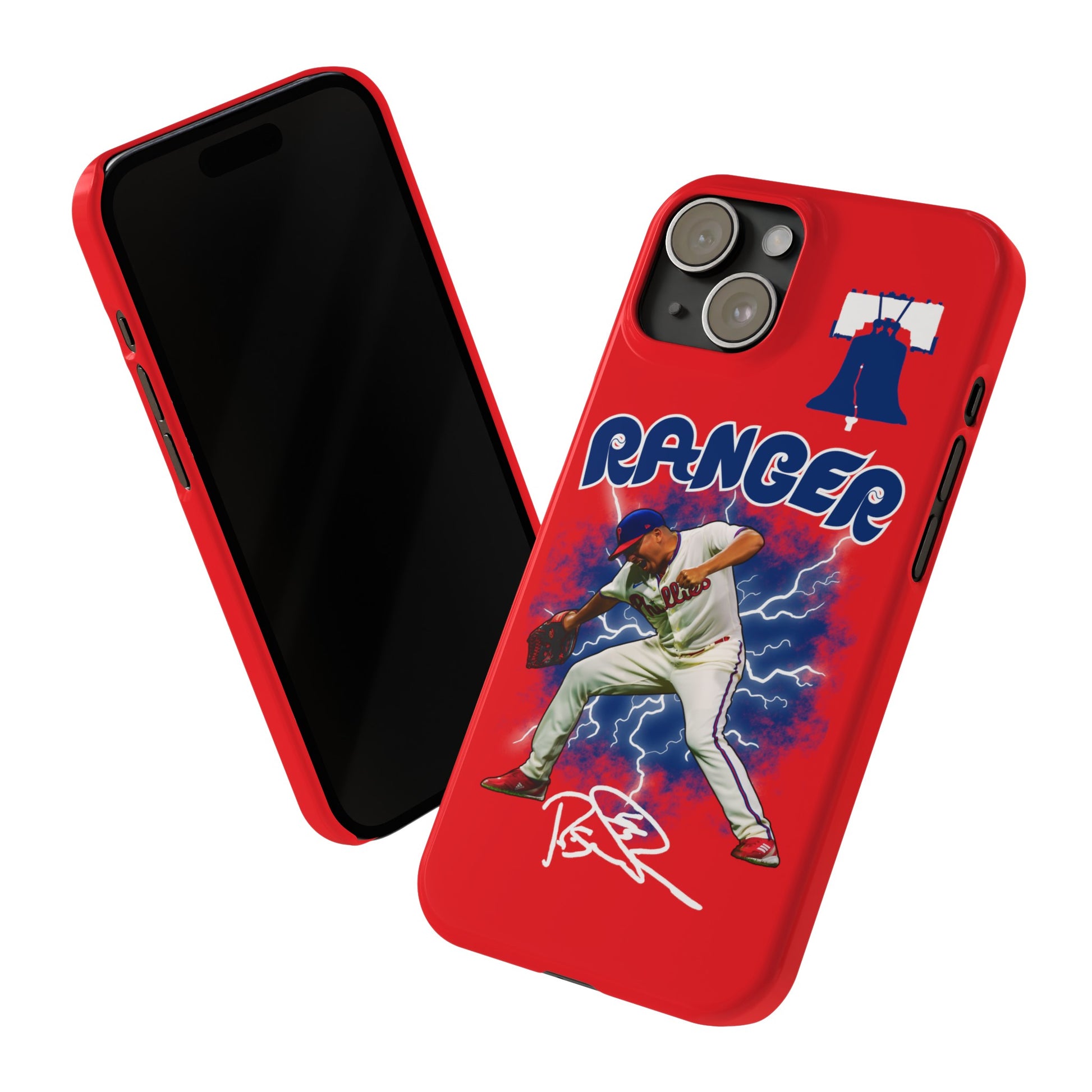 Ranger Suarez Slim iPhone Case Product Pic Front & Side View