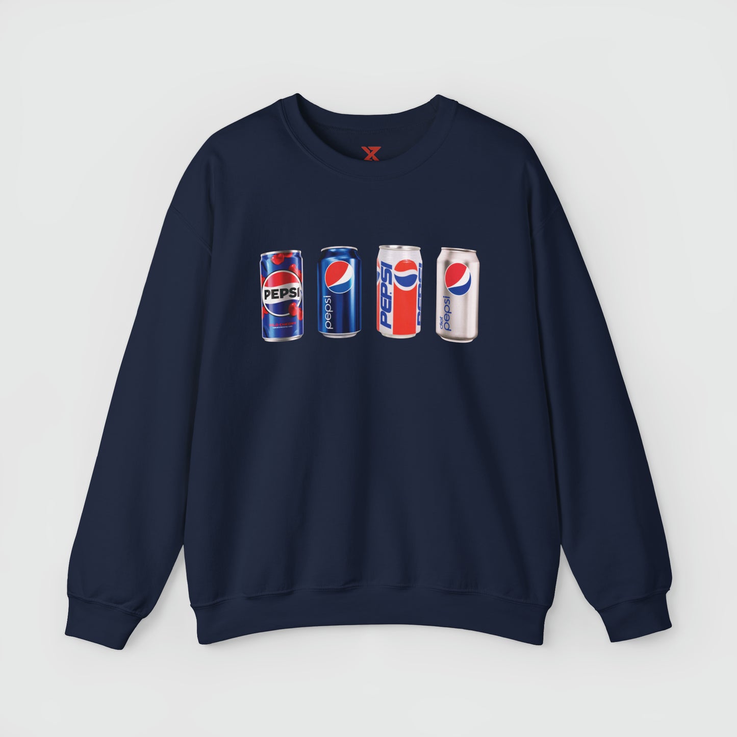 Pepsi Can Vintage Crewneck Product Pic Front Navy