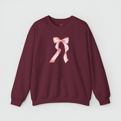 Pretty Pink Bow Crewneck