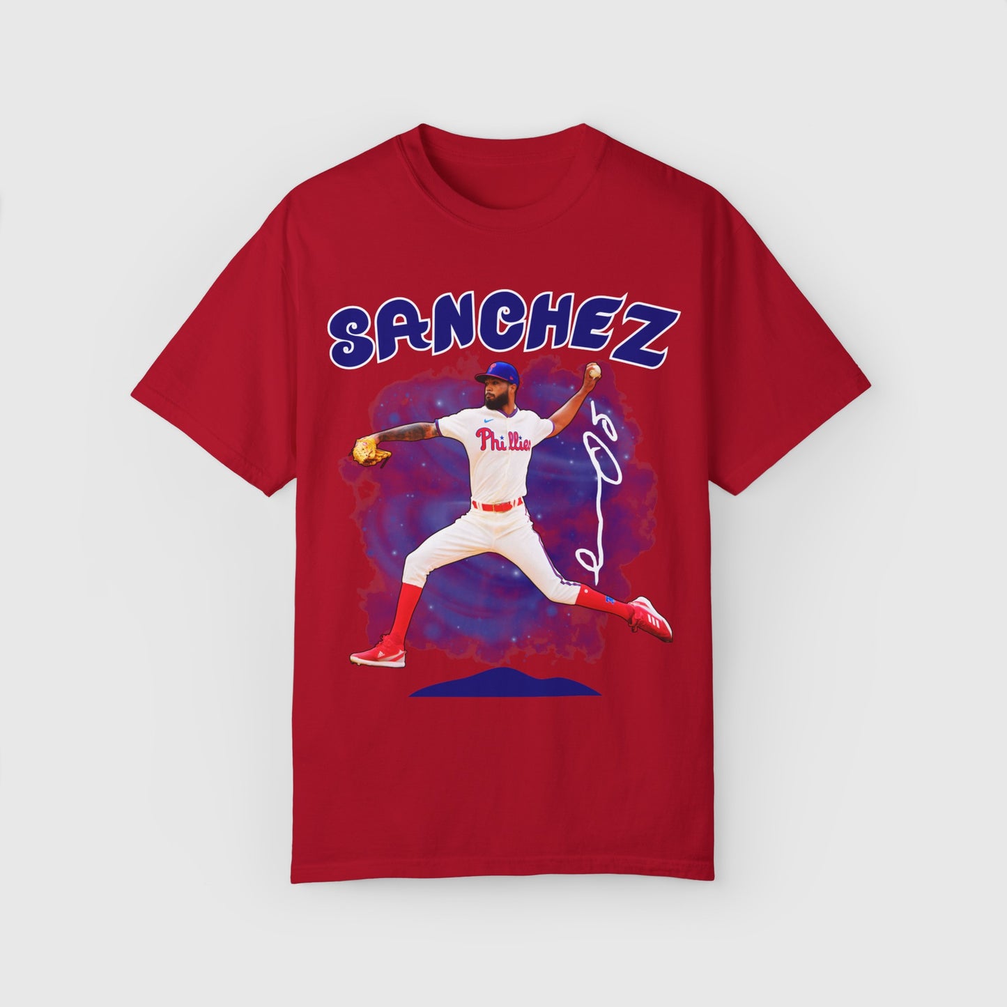 Christopher Sanchez Signature Tee Product Pic Red