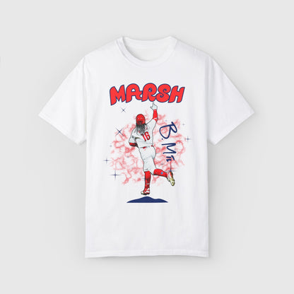 Brandon Marsh Signature Tee Product Pic Front White