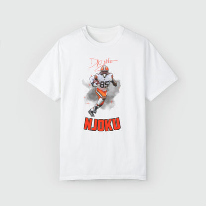 David Njoku Signature Tee Product Pic Front White