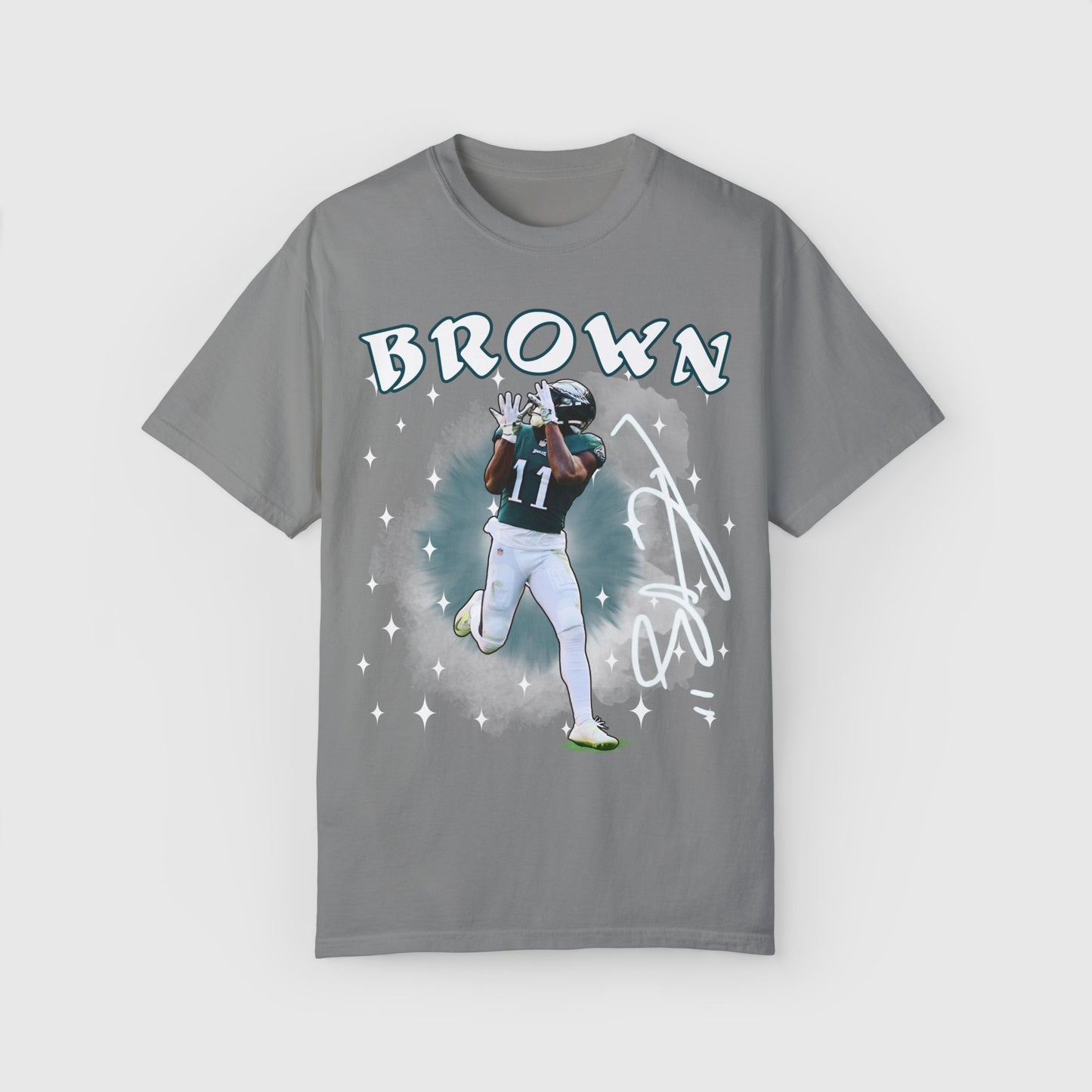 AJ Brown Signature Tee Product Pic Granite