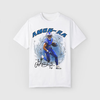 Amon-Ra St. Brown Signature Tee Product Pic White