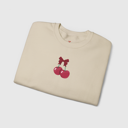 Cherry Bow Cute Crewneck