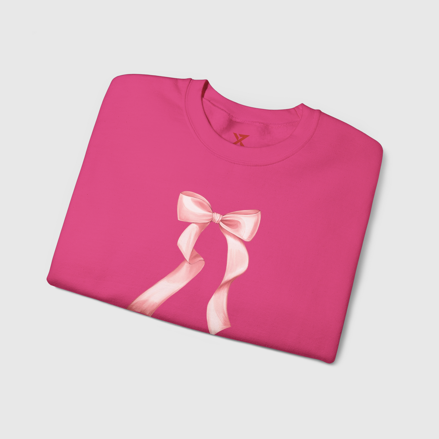 Pretty Pink Bow Crewneck