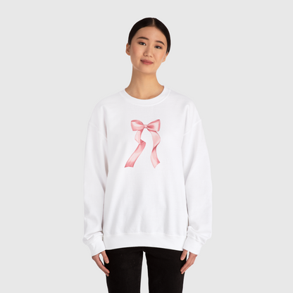 Pretty Pink Bow Crewneck