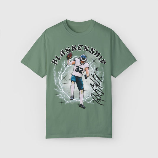 Reed Blankenship Signature Tee Product Pic Light Green