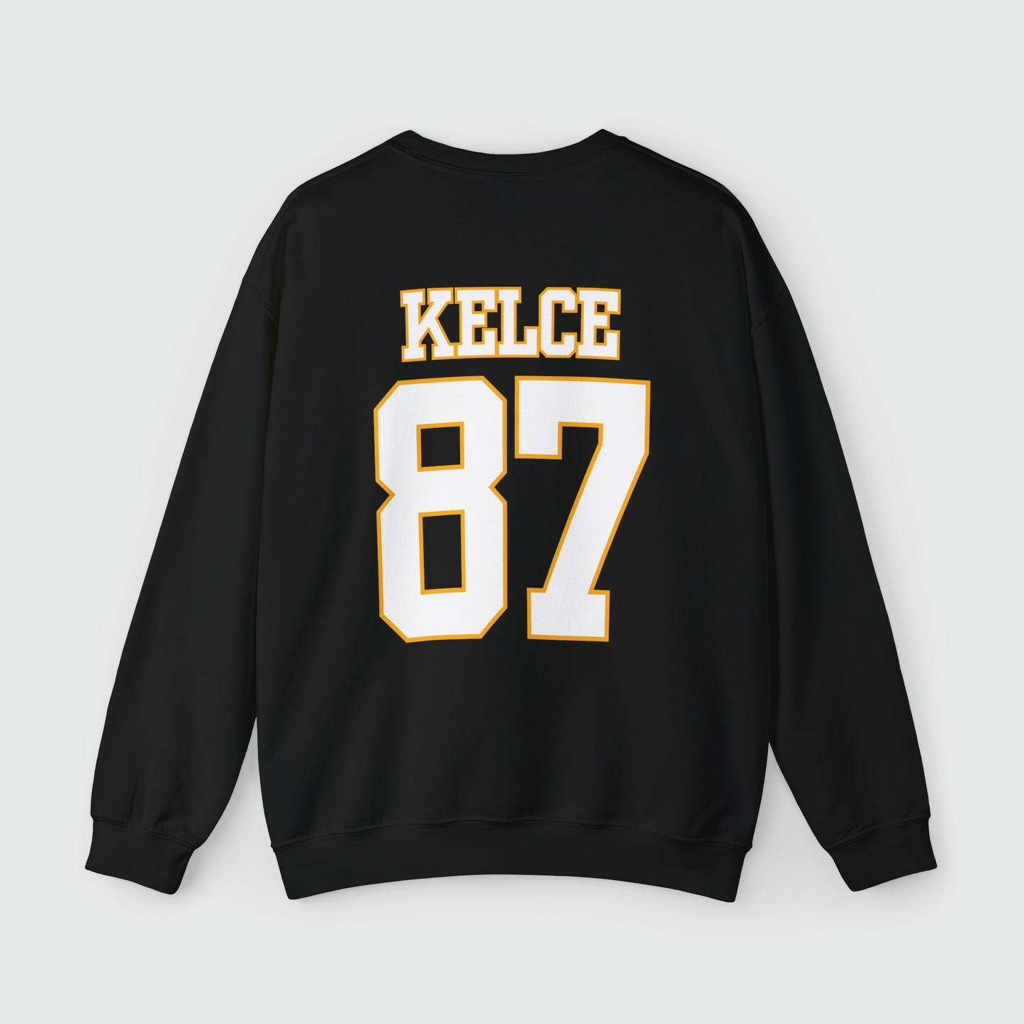 Travis Kelce Jersey Crewneck Back Black