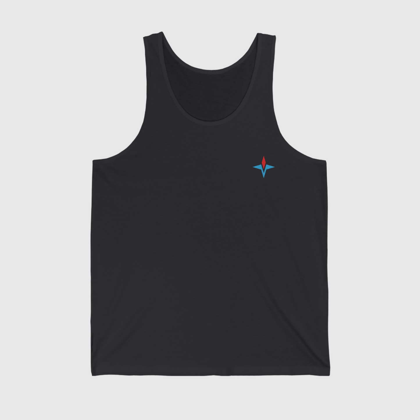 VFP OG Gym Tank Product Pic Front Dark Grey